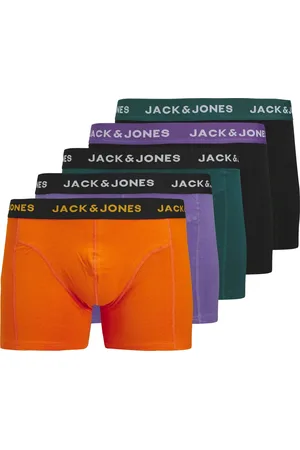 JACK & JONES JACK&JONES - JACBEN SOLID TRUNKS 5 PACK BOX PLS - Heren - Plus Size Onderbroeken