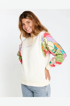 Rip Curl Crew Wavy Print Sleeves - Lily