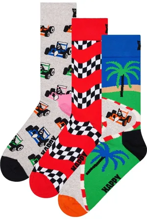 Happy Socks 3-Pack Top Racer Socks Gift Set Mt 41-46
