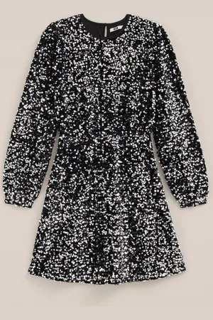WE Fashion Meisjes jurk met pailletten