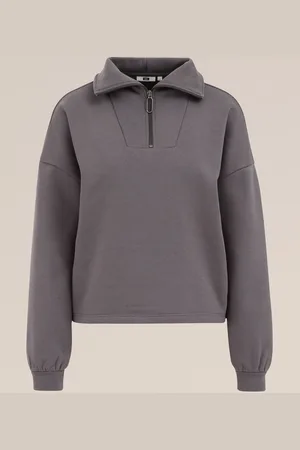 WE Fashion Dames sweater met ritssluiting