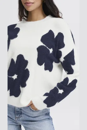 B YOUNG BYOMEA FLOWER JUMPER Dames Trui
