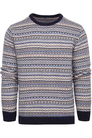 Suitable Prestige Fair Isle Pullover Beige
