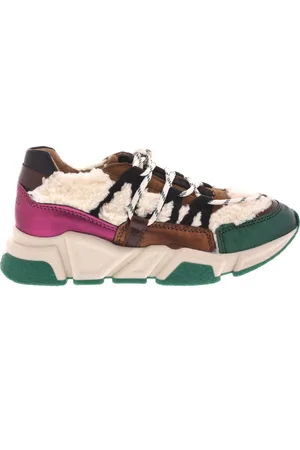 DWRS Dames Sneakers Los Angeles Teddy Offwh.darkg