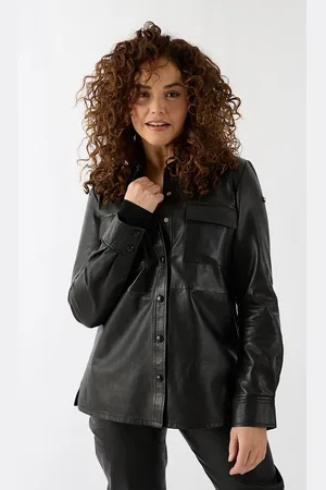 Donders Blossom Leren Shirt-jacket