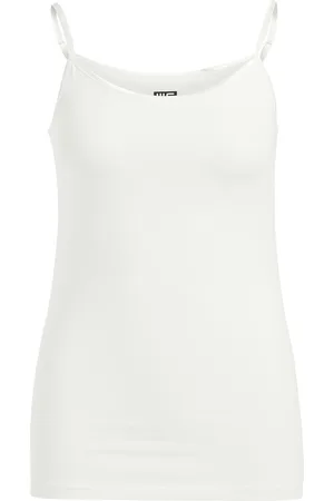 WE Fashion Dames singlet van biologisch katoen