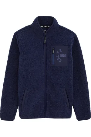 WE Fashion Jongens sweatvest met opdruk