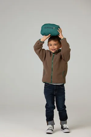 Ducksday Regenjas Kinderen - Uitneembare Fleece jas - Waterdicht - Ademend - 3 in 1 - Winterjas Unisex -