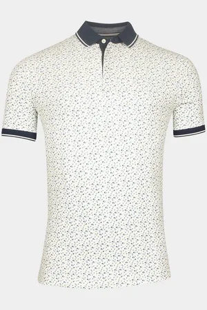 Baileys Polo korte mouw Poloshirt Pique all over prin 515229/72