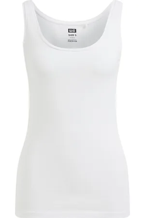 WE Fashion Dames singlet van biologisch katoen