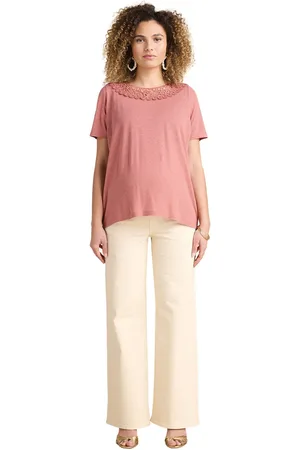 Envie de Fraise Zwangerschapsshirt voor/achter met macram?? hals