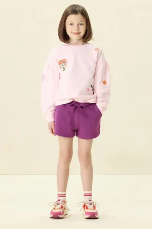 Sissy-Boy Lichtroze sweater met embroidery