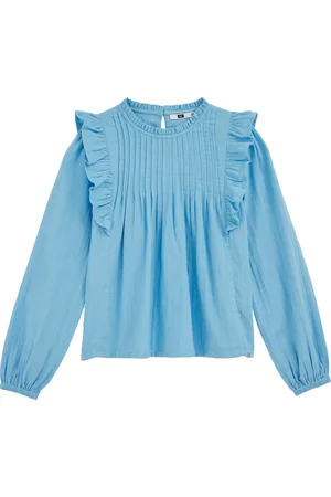 WE Fashion Meisjes blouse met ruches