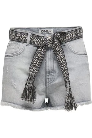 ONLY ONLROBYN EX HW ST VINTAGE DNM SHORTS - Dames - Bermuda shorts