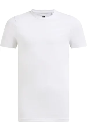 WE Fashion Jongens basic T-shirt met ronde hals