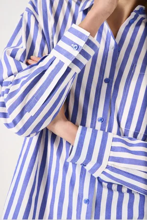 Garcia Dames Blouse Blauw Long mouw
