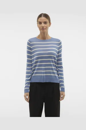 VERO MODA VMNOVA LS O-NECK PULLOVER GA - Dames - Gebreide truien