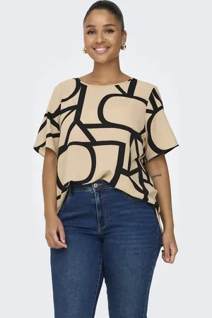 ONLY CARVICA LIFE SS TOP WVN NOOS - Dames - Blouses