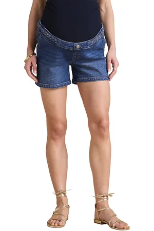 Envie de Fraise Zwangerschapsjeans met een fantasie vlecht en afneembare band