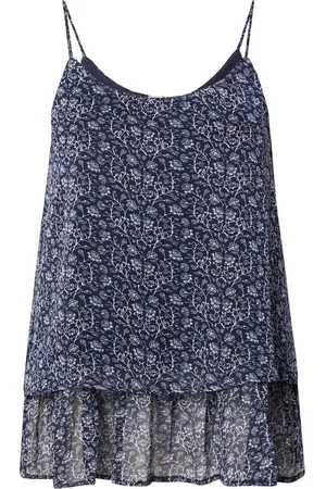 Blue Seven Dames Top/blouse 180172 navy print - 38