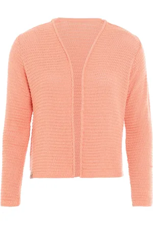 Knit Factory Isa Gebreid Vest - Gebreide dames cardigan - Dames zomervest - Kort vest op heuphoogte - Damesvest gemaakt uit 50% katoen en 50% acryl - - 36/38
