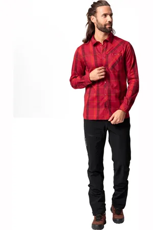 Vaude Neshan Iv Shirt Met Lange Mouwen Rood M Man