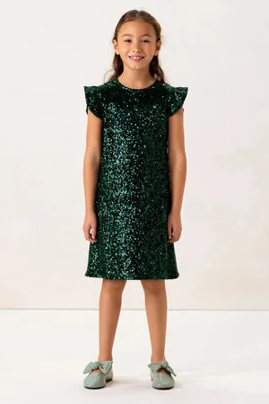 Sissy-Boy Groene jurk met pailletten