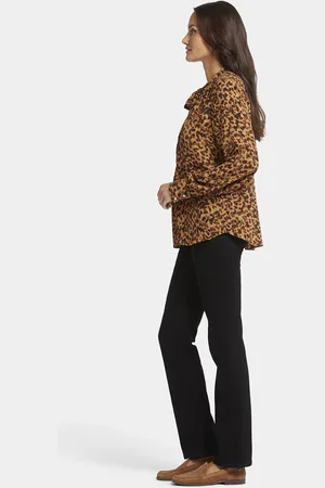 NYDJ Tie-Neck Blouse Dierenprint