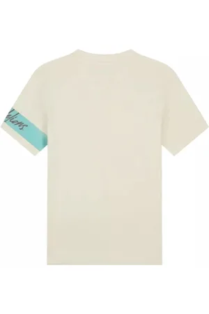Malelions Men captain t-shirt - MM3-SS25-06 - 762 bright blue