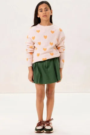 Sissy-Boy Donkergroene denim rok