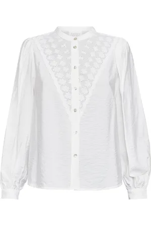 SisterS point Blouse 18570 Vidar Sh White Dames