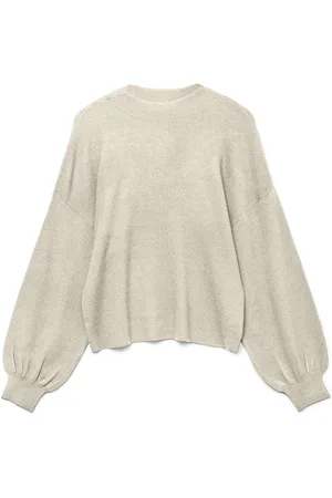 VERO MODA Trui Vmnancy Ls Funnelnk Pullover Ga Noo 10290748 Birch Dames