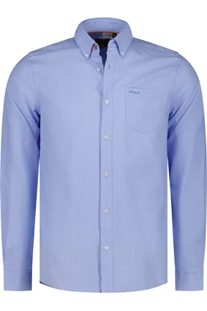NZA NZA New Zealand Auckland - Katoenen blauw overhemd
