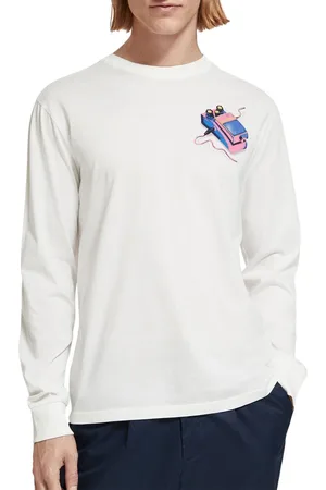 Scotch&Soda Artwork Longsleeve Shirt Heren