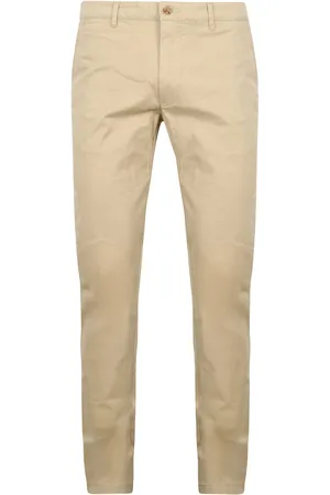 Suitable Chino broek Plato Ecru