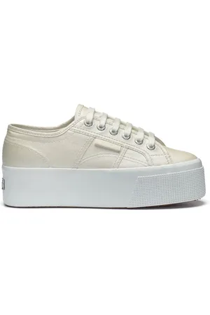 Superga 2790 Platform | White-Pink Fuchsia - FW Sneakers Adult