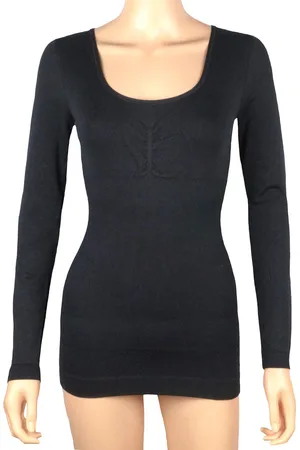 Merkloos Dames lichtcorrigerend hemd 6355 van J&C met lange mouw - maat L/XL