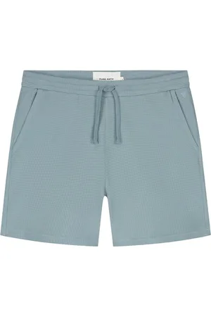 Pure Path Broek Gestructureerde Korte Broek 25010523 93 Blue Grey Mannen