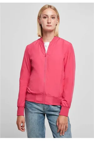 Urban classics Light hibiskus pink Bomber jacket - S