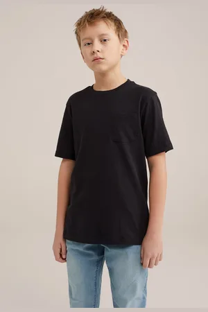 WE Fashion Jongens T-shirt met borstzak