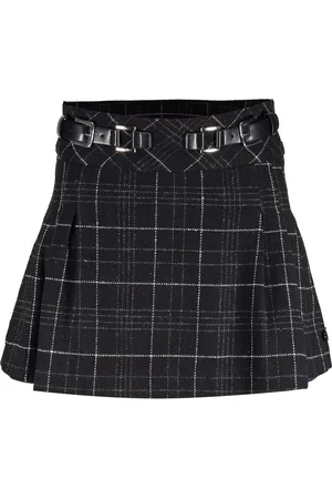 Frankie & Liberty Meisjes rok - Puck - Check Black/Off White