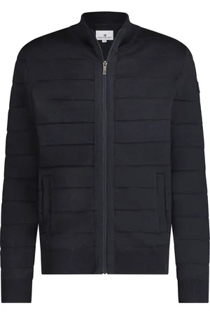 State of art Vest Zip Navy - Heren