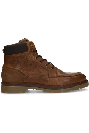Manfield Heren - leren veterboots