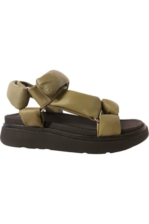FitFlop Sandaal Gen-FF Soft Leather Back-Strap Sandels Camo-Green