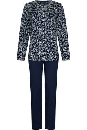 Pastunette Donkerblauwe katoenen pyjama -