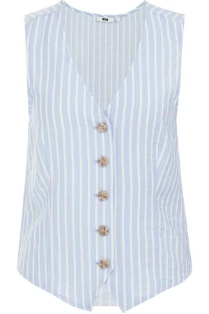 WE Fashion Dames gilet met structuur