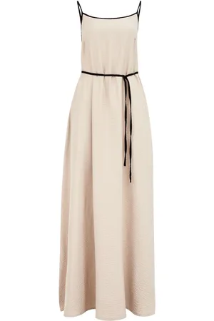 WE Fashion Dames maxi jurk met structuur