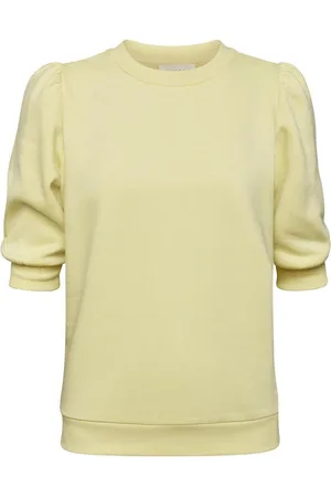 SisterS point Trui New Peva Puff Ss1 18477 602 Pale Banana Dames