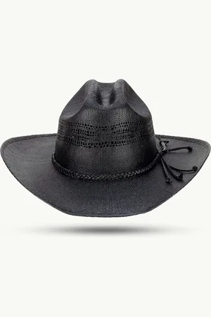 Scippis Western Hoed Gunlock 100% Paperstraw, zomerhoed maat S