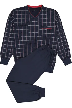 Götzburg Gotzburg heren pyjama - met rood en wit geruit
